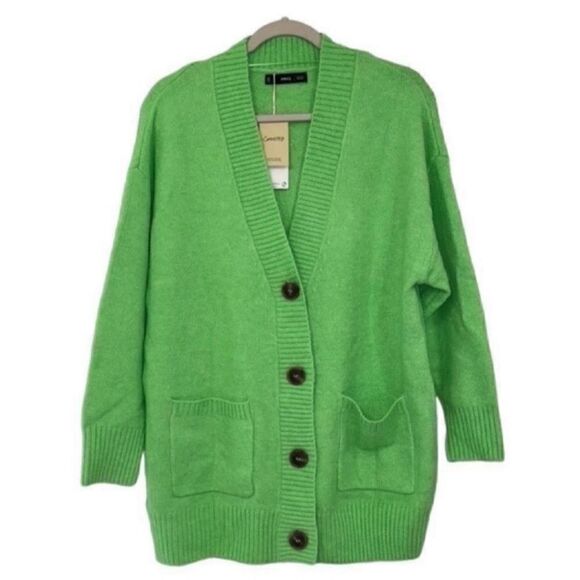 Mango Green Oversized Wool Blend
Cardigan(Size Small) - Picture 2 of 9